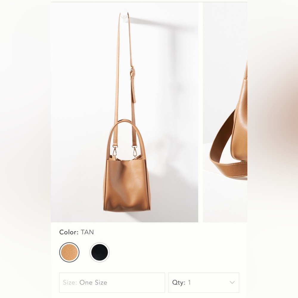 Anthropologie slouchy tote bag